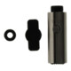 V&B Handbrause 40x71mm, edelstahl massiv-1