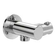 V&B Handbrausehalter Universal Showers 66x56x86mm, rd, m Anschl-Bo., Wd, chr