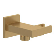 V&B Handbrausehalter Universal Showers eckig, Wandmontage, brushed gold