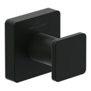 V&B Handtuchhaken Elements Striking matt black, 45x45x44mm