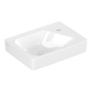 V&B Handwaschbecken Architectura 36x26cm, B li, 1 Hahnl., o. ÜL, we C+