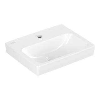 V&B Handwaschbecken Architectura 45x36,5cm, B mit, 1 Hahnl., o. ÜL, we