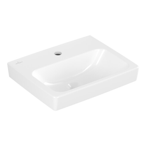 V&B Handwaschbecken Architectura 45x36,5cm, B mit, 1 Hahnl., o. ÜL, we