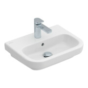 V&B Handwaschbecken Architectura 50x38cm, m ÜL, 1 Hahnl., m ÜL, weiß