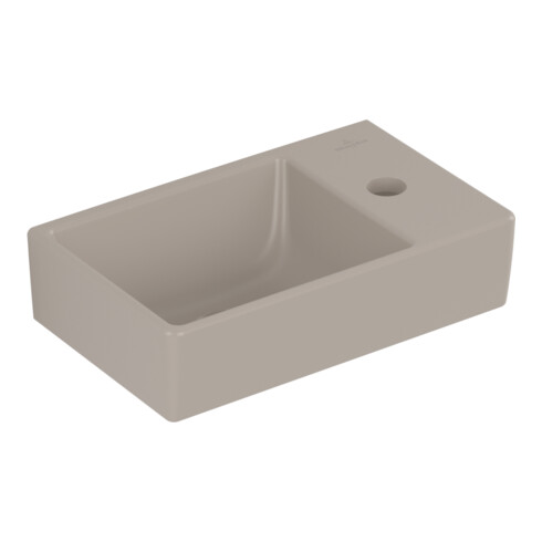 V&B Handwaschbecken Avento 36x22cm, 1 Hahnl., o. ÜL, li, almond C+
