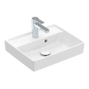 V&B Handwaschbecken Collaro 45x37cm, mit Überlauf, weiß C-plus