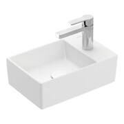 V&B Handwaschbecken Memento 2.0 40x26cm, m Hahnl., o. ÜL, st. wh. C-plus
