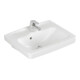 V&B Handwaschbecken Newo 50x40cm, we, eck., 1 Hahnl., m Überlauf-1