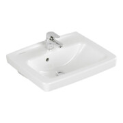 V&B Handwaschbecken Newo 50x40cm, we, eck., 1 Hahnl., m Überlauf
