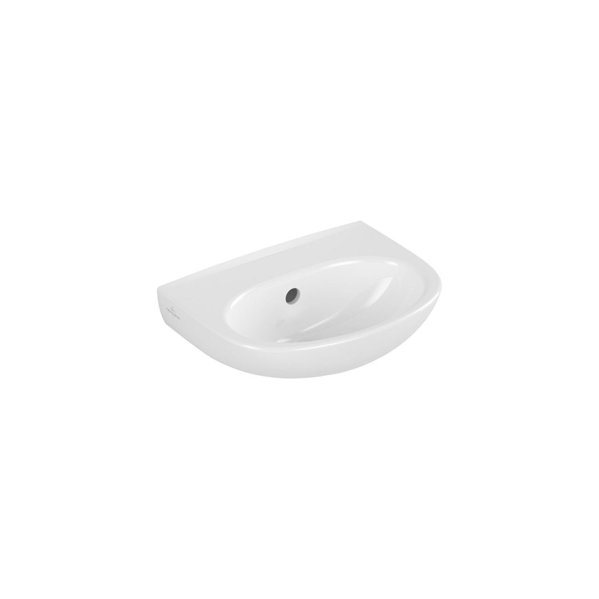 V&B Handwaschbecken O.Novo 36x27,5cm, ov, o Ü, seit HL vorgest., we ; Villeroy & Boch