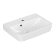 V&B Handwaschbecken O.NOVO 50x37cm, eck, m HL, mit Überlauf, weiß