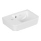 V&B Handwaschbecken O.NOVO Compact 36x25cm, eck, B R, m HL, m Ü, w A-bac C+-1
