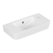 V&B Handwaschbecken O.NOVO Compact 50x25cm, HL R durch-, L vorg., ÜL, we C+