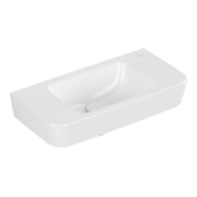 V&B Handwaschbecken O.NOVO Compact 50x25cm, o. ÜL, o. Hahnloch, weiß C-plus