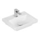 V&B Handwaschbecken Subway 3.0 45x37cm, eck., m HL/o ÜL, st. wh. C-plus-3