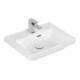 V&B Handwaschbecken Subway 3.0 50x40cm, eck., m HL/mit ÜL, st. wh. C+-4