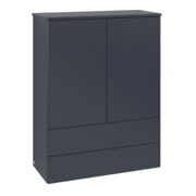 V&B Highboard ohne Frontstruktur Antao 81,4x104x35,6cm, WBP Lac, md bl. m Lac