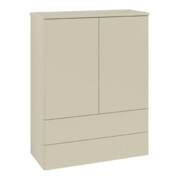V&B Highboard ohne Frontstruktur Antao 81,4x104x35,6cm, WBP Lac, si Gr m Lac