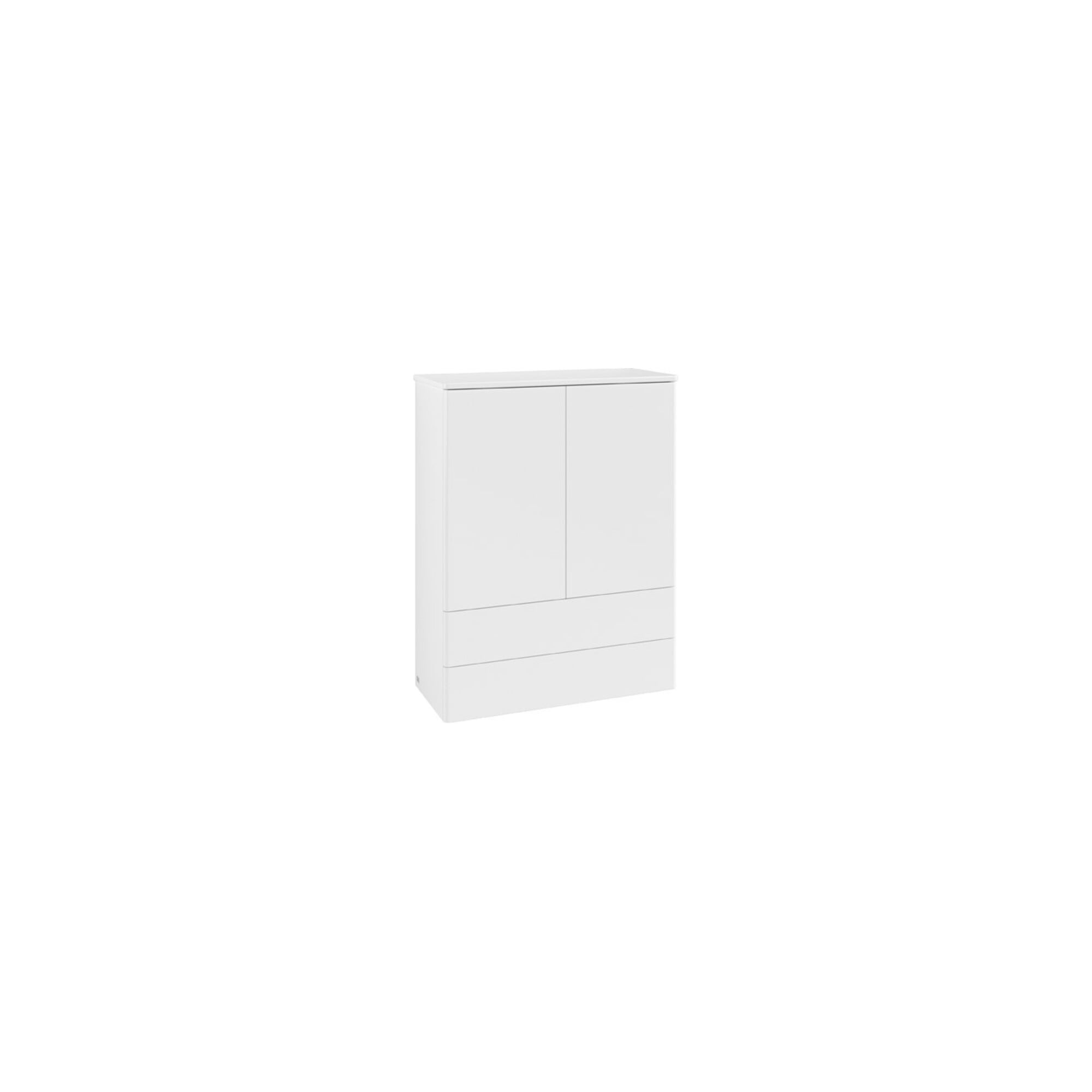 V&B Highboard ohne Frontstruktur Antao 81,4x104x35,6cm, WBP Lac, wh. m Lac ; Villeroy & Boch