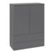 V&B Highboard sans structure de façade Antao 81,4x104x35,6cm, laqué WBP, anthracite m. laqué-1