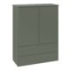 V&B Highboard sans structure de façade Antao 81,4x104x35,6cm, laque WBP, lea gre. m laque-1