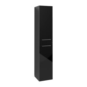 V&B Hochschrank Avento 35x176x40,4cm, 2 T, l, G vc g, cryst bla