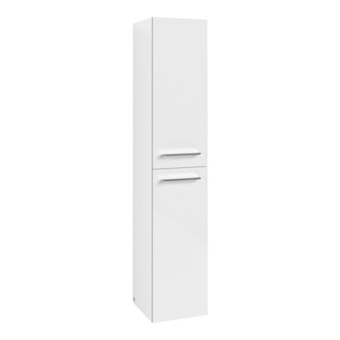 V&B Hochschrank Avento 35x176x40,4cm, 2 T, l, G vc g, cryst wh.