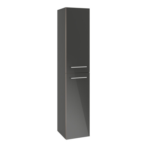 V&B Hochschrank Avento 35x176x40,4cm, 2 T, l, G vc gl., graph.