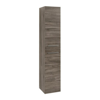 V&B Hochschrank Avento 35x176x40,4cm, 2 T, l, G vc gl., st. Oa
