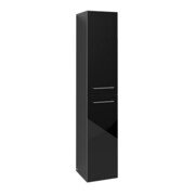 V&B Hochschrank Avento 35x176x40,4cm, 2 T, r, G vc g, cryst bla