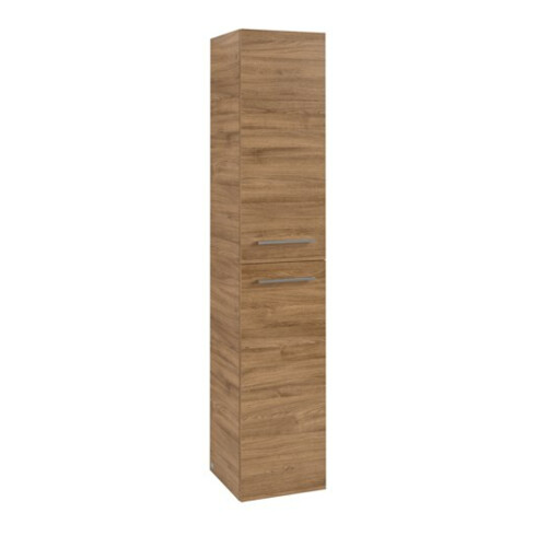 V&B Hochschrank Avento 35x176x40,4cm, 2 T, r, G vc gl., Kan Oa
