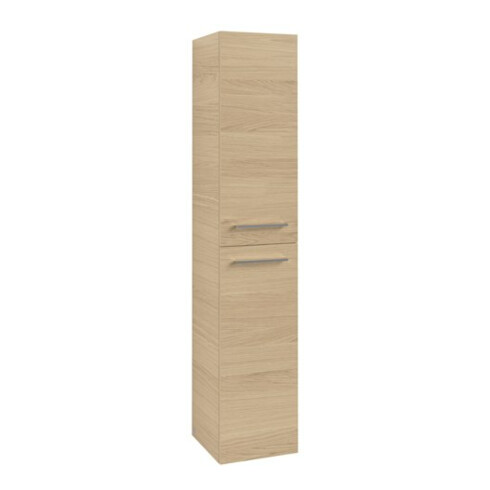 V&B Hochschrank Avento 35x176x40,4cm, 2 T, r, G vc gl., Nord Oa