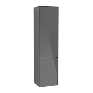 V&B Hochschrank Collaro 40,4x153,8x34,9cm, Anschl li, glo grey