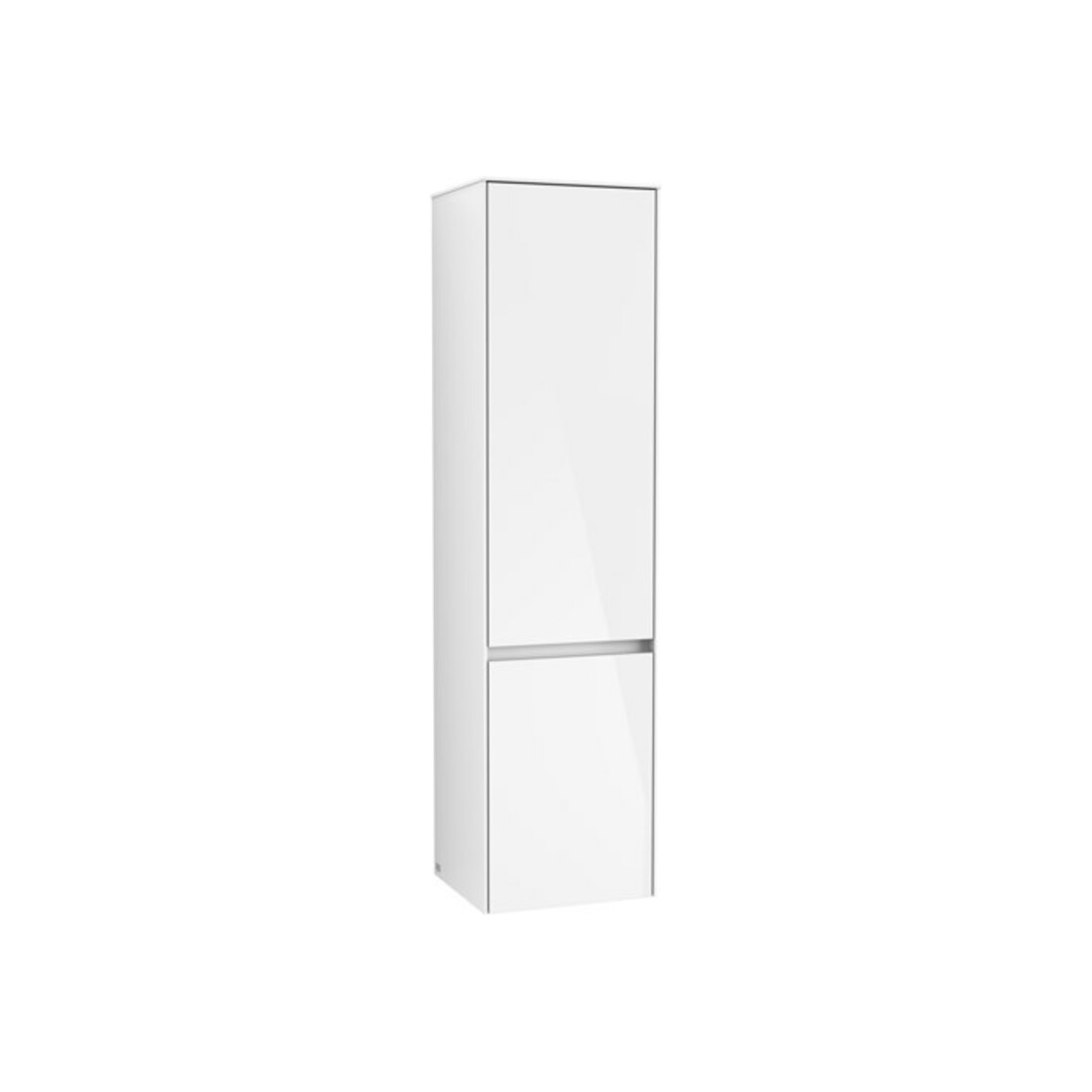 V&B Hochschrank Collaro 40,4x153,8x34,9cm, Anschl re, glo white