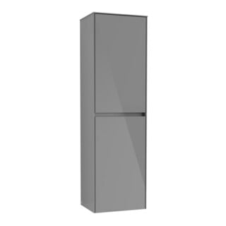 V&B Hochschrank Collaro 45,4x153,8x34,9cm, Anschl li, glo grey