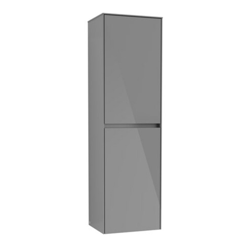V&B Hochschrank Collaro 45,4x153,8x34,9cm, Anschl li, glo grey