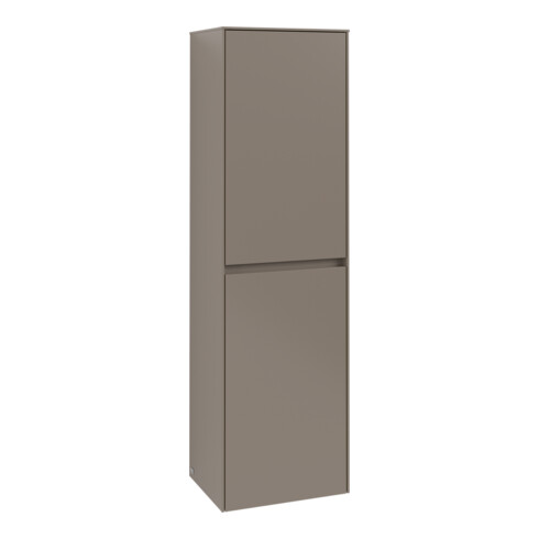 V&B Hochschrank Collaro 45,4x153,8x34,9cm, Anschl re, black oak