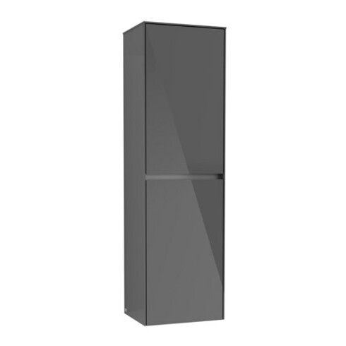 V&B Hochschrank Collaro 45,4x153,8x34,9cm, Anschl re, glo grey