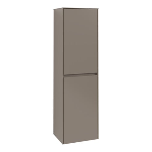 V&B Hochschrank Collaro 45,4x153,8x34,9cm, Anschl re, white oak