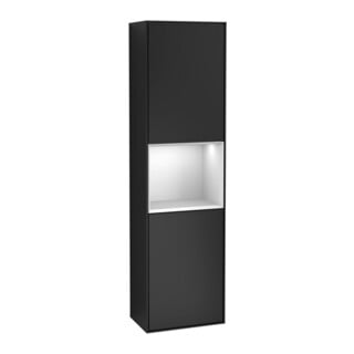 V&B Hochschrank Éclairage mural Finion 41,8x151,6 cm, G, Rg blanc laqué, bleu laqué
