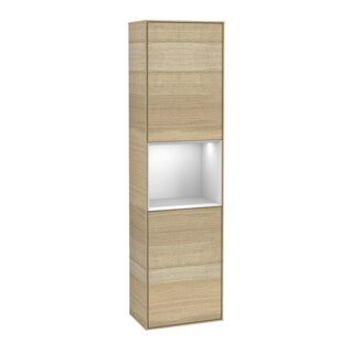 V&B Hochschrank Éclairage mural Finion 41,8x151,6cm, droite, blanc, avec laque, Oa ven