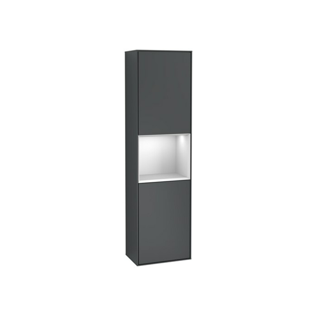 V&B Hochschrank Éclairage mural Finion 41,8x151,6cm, g, Rg w m La, md bl. m Lac