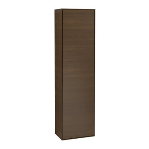 V&B Hochschrank Éclairage mural Finion 41,8x151,6x27cm, Connexion à gauche, placage noyer