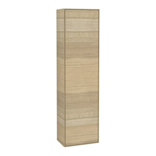 V&B Hochschrank Éclairage mural Finion 41,8x151,6x27cm, Connexion G, Placage chêne