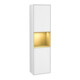 V&B Hochschrank Finion 41,8x151,6cm, G, Rg g m Lac, blanc brillant Lac-1