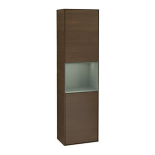 V&B Hochschrank Finion 41,8x151,6cm, l, Reg Oli. m Lac, wal ven