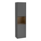V&B Hochschrank Finion 41,8x151,6cm, l, Reg wal ven, Anthrac. m-1
