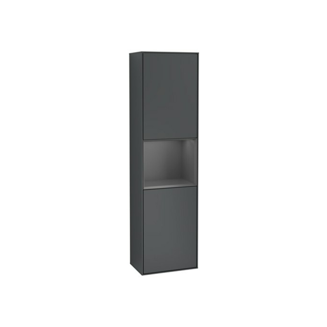 V&B Hochschrank Finion 41,8x151,6cm, l, Rg A m La, md bl. m Lac