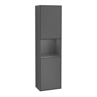 V&B Hochschrank Finion 41,8x151,6cm, l, Rg A m Lac, Anthrac. m
