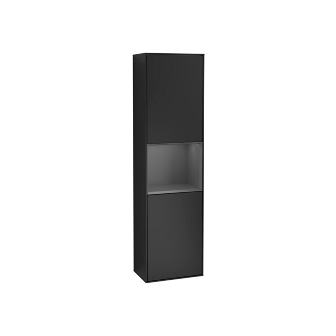 V&B Hochschrank Finion 41,8x151,6cm, l, Rg A m Lac, bla m Lac